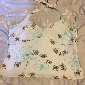 Ann Taylor 14 petite halter top